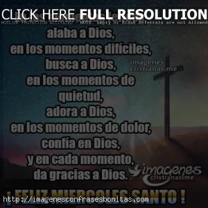 Imágenes con Frases Cristianas Feliz Miércoles Bendecido
