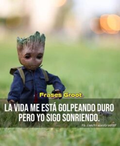 Imágenes de Baby Groot con Frases Tristes