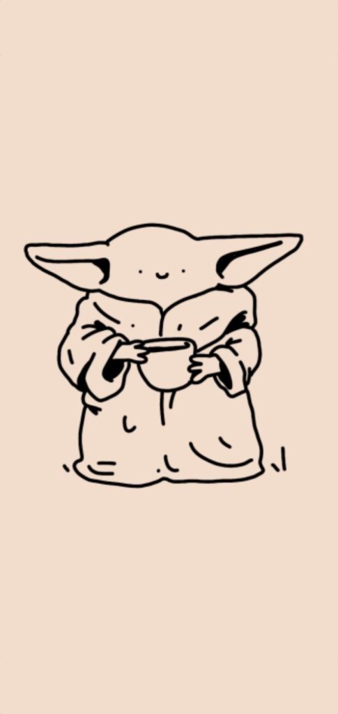 Fondos de Pantalla Baby Yoda Kawaii