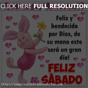 Buenos Días Feliz Sábado