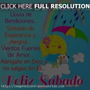 Buenos Días Feliz Sábado