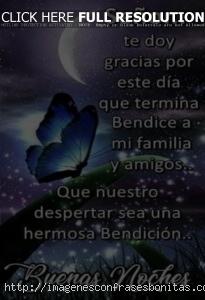 Imágenes de Buenas Noches con Mariposas en mi Corazón