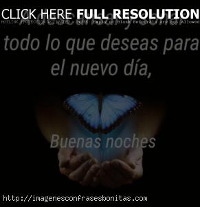 Imágenes de Buenas Noches con Mariposas en mi Corazón