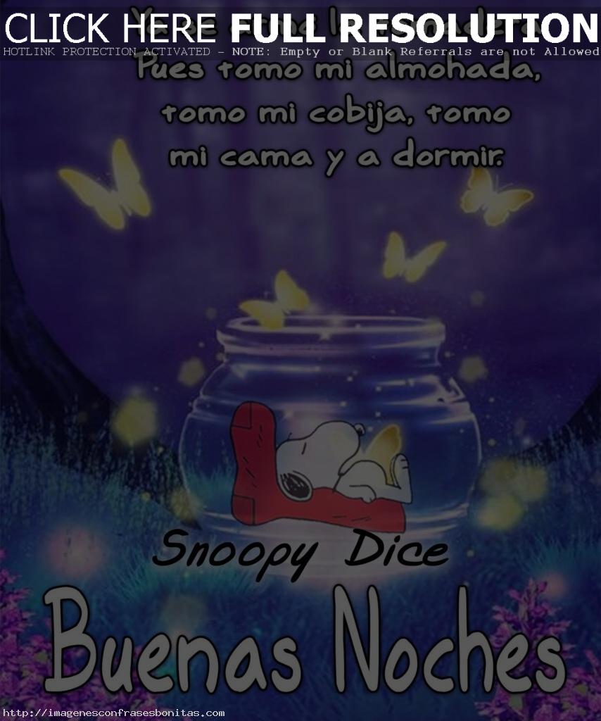 74 Imágenes Buenas Noches Snoopy Dice Dulces Sueños
