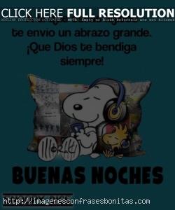 Buenas Noches Snoopy Dice Dulces Sueños