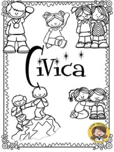 Caratulas para Cuadernos Escolares para Colorear
