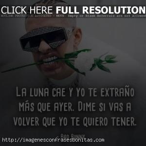 Frases de Bad Bunny de Amor y Tristeza Nuevas Para Instagram