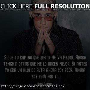 Frases de Bad Bunny de Amor y Tristeza Nuevas Para Instagram