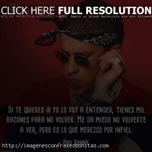 Frases de Bad Bunny de Amor y Tristeza Nuevas Para Instagram