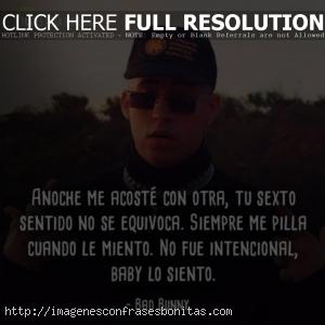 Frases de Bad Bunny de Amor y Tristeza Nuevas Para Instagram