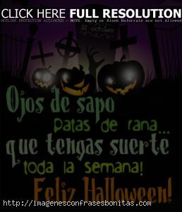 Mensajes Feliz Día de Halloween y Frases Feliz Día de Brujas