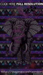 Fondos de Pantalla Elefantes Mandala Hindú Para Celular
