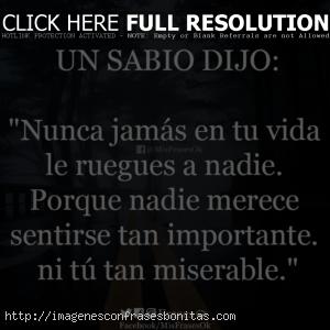 Imágenes con Frases para NO ROGAR AMOR a Nadie