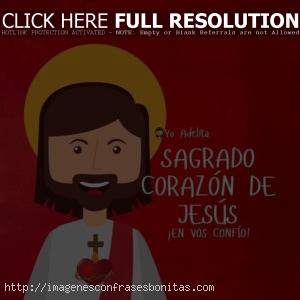 Imágenes del Sagrado Corazón de Jesús con Frases