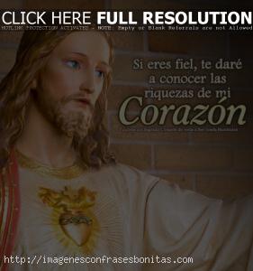 Imágenes del Sagrado Corazón de Jesús con Frases