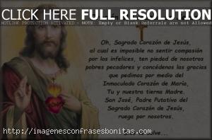 Imágenes del Sagrado Corazón de Jesús con Frases