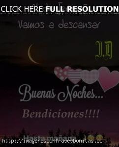 Hasta Mañana Buenas Noches Bendiciones