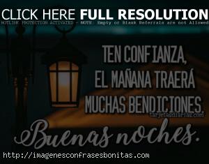 Hasta Mañana Buenas Noches Bendiciones