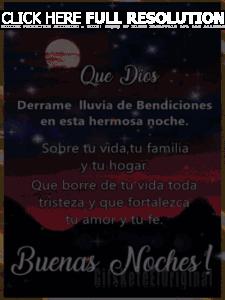 Hasta Mañana Buenas Noches Bendiciones