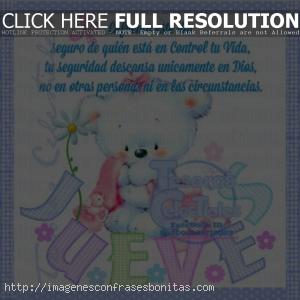 Frases de Buenos Días Feliz Jueves Bendiciones