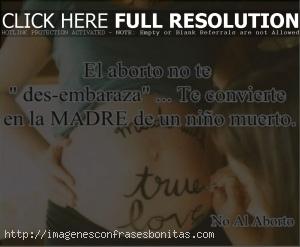 Imágenes con Frases de Abortos Tristes ProVida