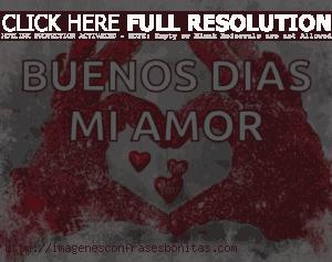 Buenos Días Amor GIF con Movimiento y Brillo