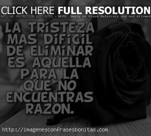 Imágenes de Tristeza de Amor y Soledad con Frases