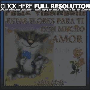 Frases Buenos Días Feliz Viernes GIF con Movimiento