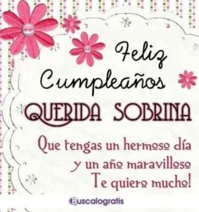 Tarjetas de Cumpleaños Para Una Sobrina Muy Especial