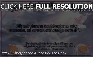 Tarjetas de Pésame y Condolencias Para un Ser Querido