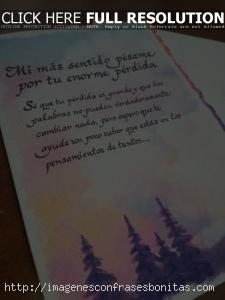 Tarjetas de Pésame y Condolencias Para un Ser Querido