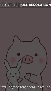 Wallpapers Fondos de Pantalla Cerditos Tiernos Kawaii