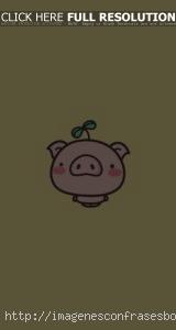 Wallpapers Fondos de Pantalla Cerditos Tiernos Kawaii